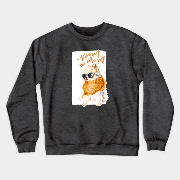 Pom Mom! Crewneck Sweatshirt by stuckyillustration